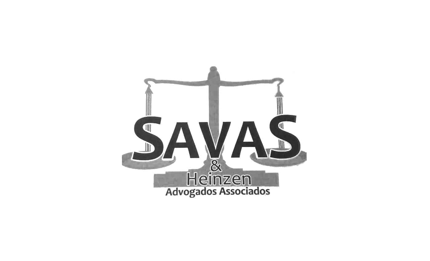 Logomarca da Savas & Heinzen em preto e branco