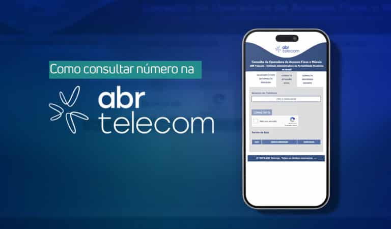 Ilustração com a frase "Como consultar número na ABR Telecom"