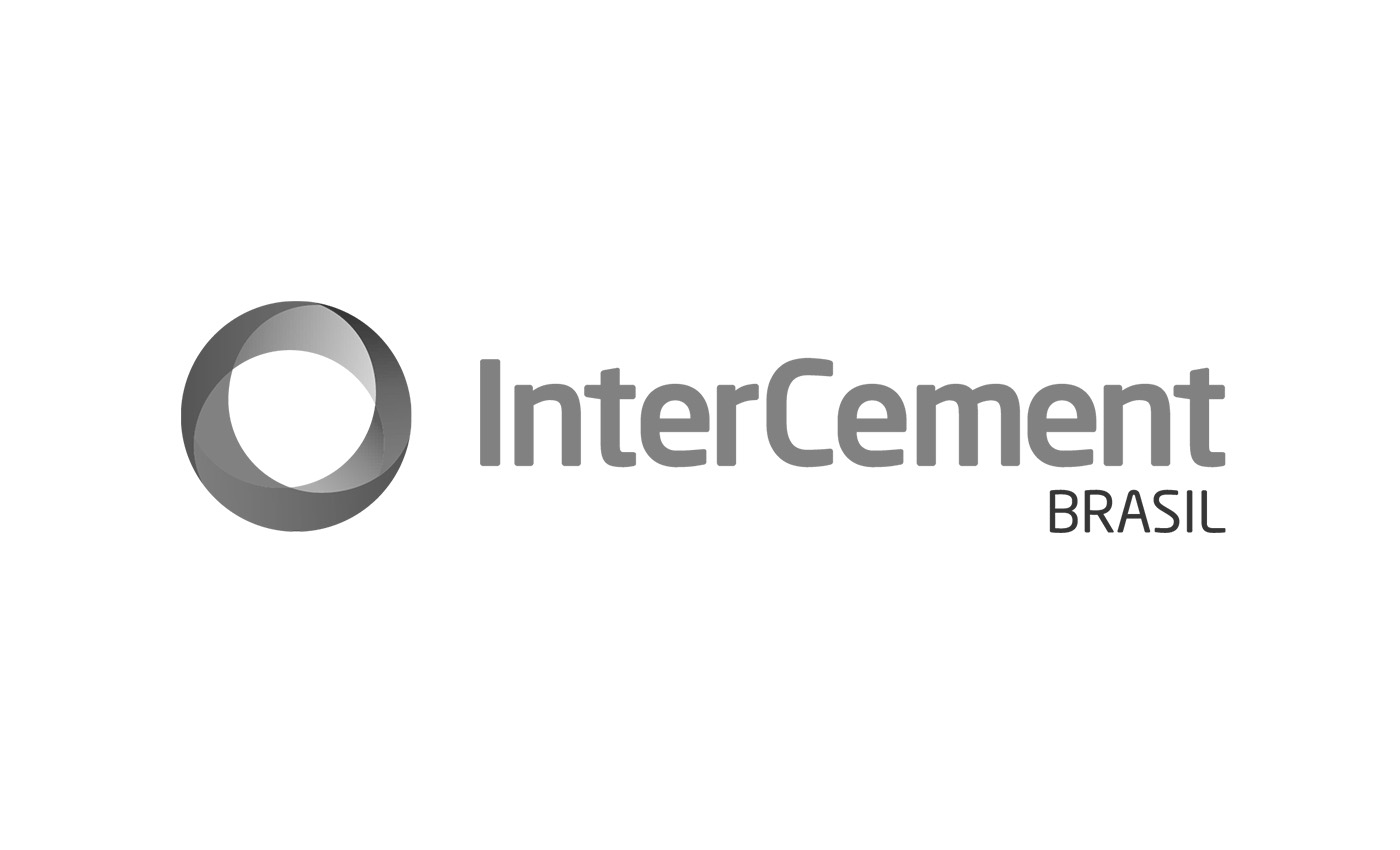 Logo da InterCement em preto e branco