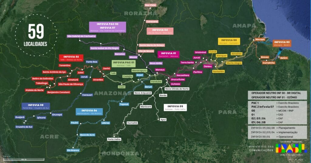 Mapa Integrado Norte Conectado